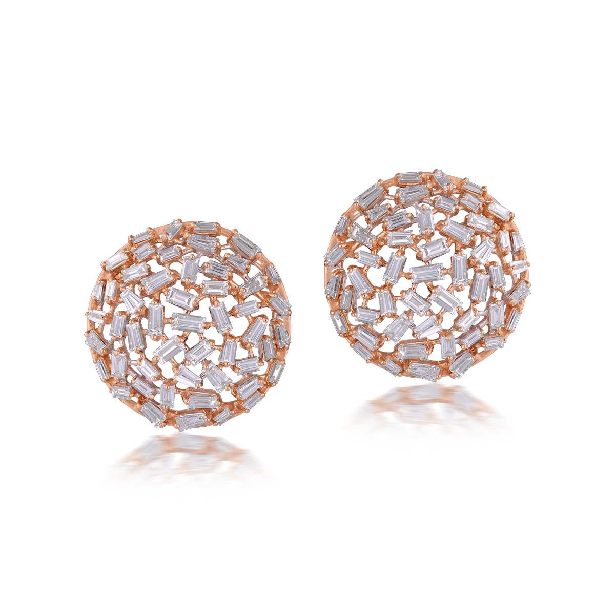 Baguette Dome Studs