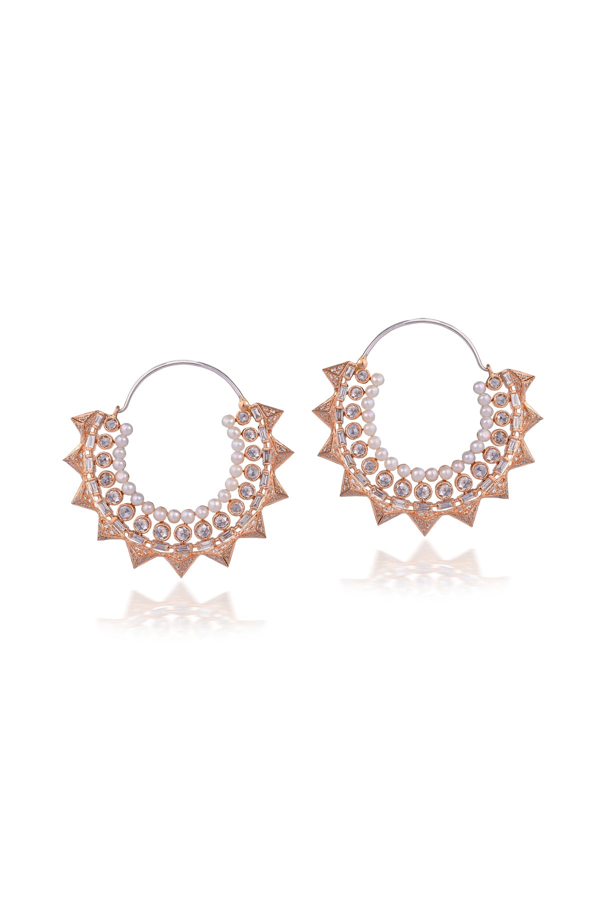 Rose Gold Chandbalis