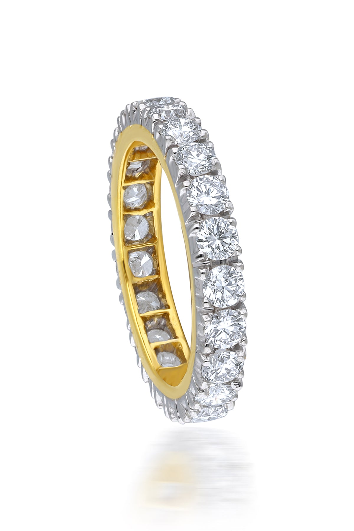 Single Diamond Studded Band