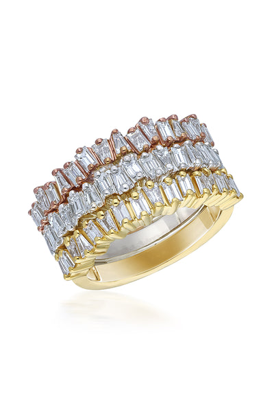 Baguette Trio Ring