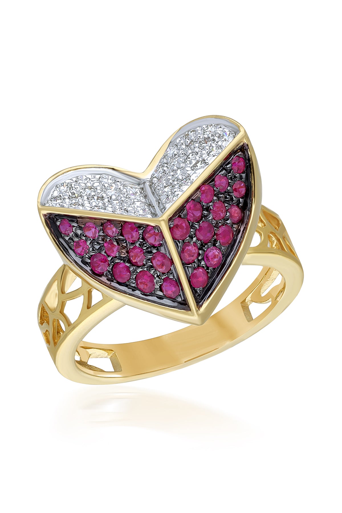 Heart Ruby Ring