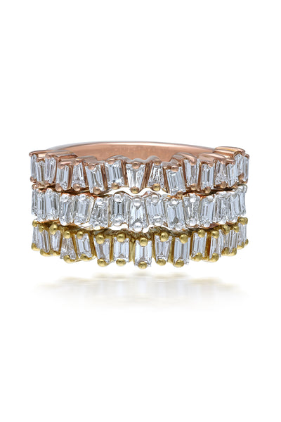 Baguette Trio Ring