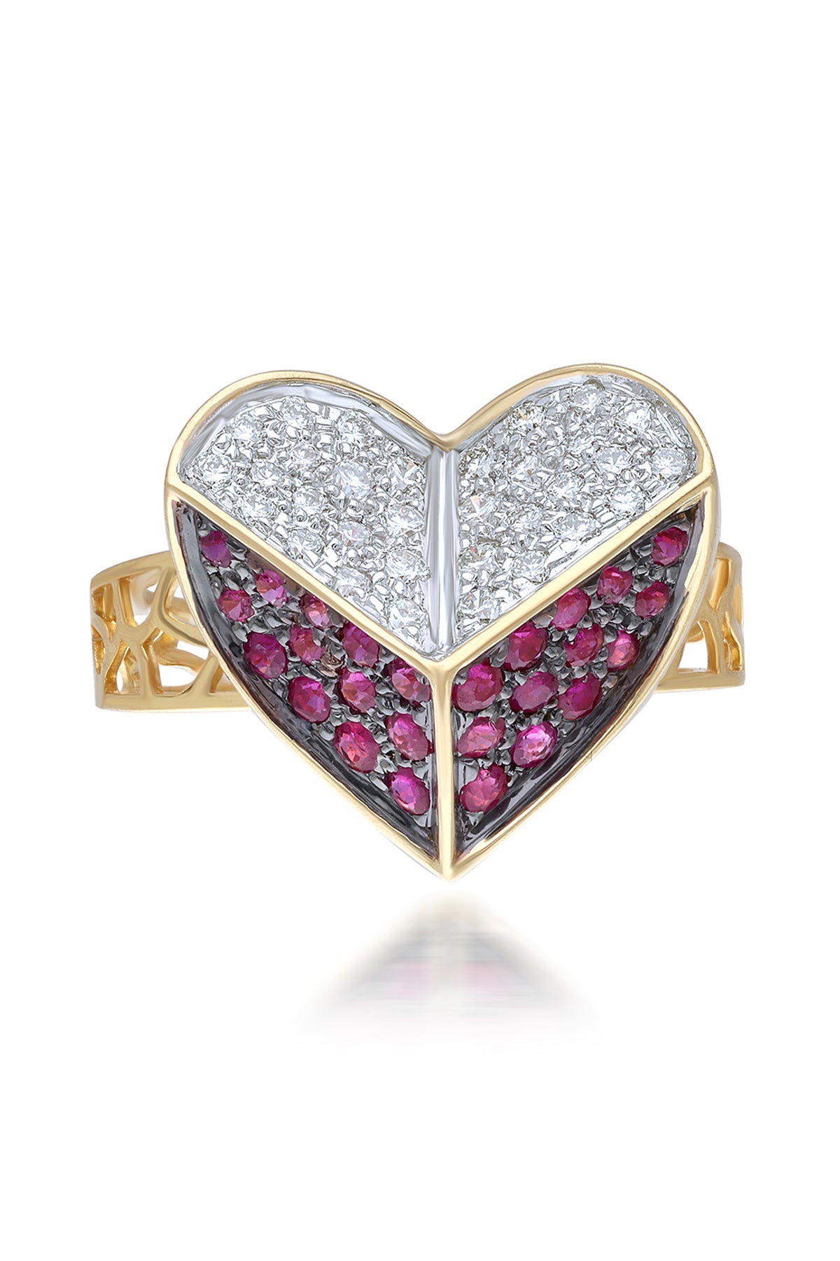 Heart Ruby Ring