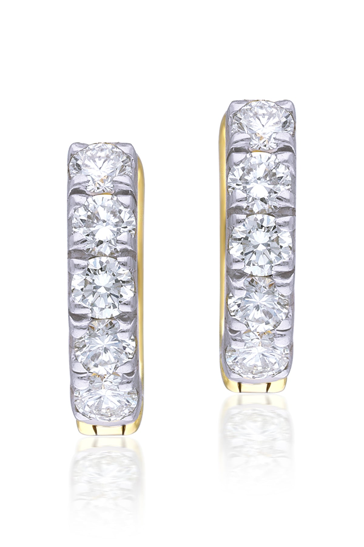 Diamond Band Earring